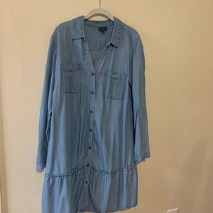 JJill Denim long sleeve dress